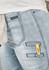 Mens Streetworx Stretch Jean in light blue denim with branding and practical detailing on the pockets.