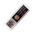A silver and black Jupiter Flash Drive with a logo and an image of Jupiter. The drive has a USB connector.