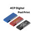 A trio of Milan LED Flash Drives in blue, red, and black, each featuring a sleek design and branding.