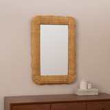 Auden Wall Mirror Honey Finish