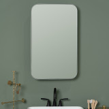 Hadley Silver Medicine Cabinet - Surface or Recess Mount