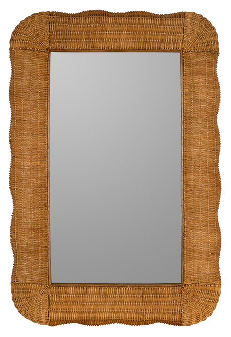Auden Wall Mirror Honey Finish