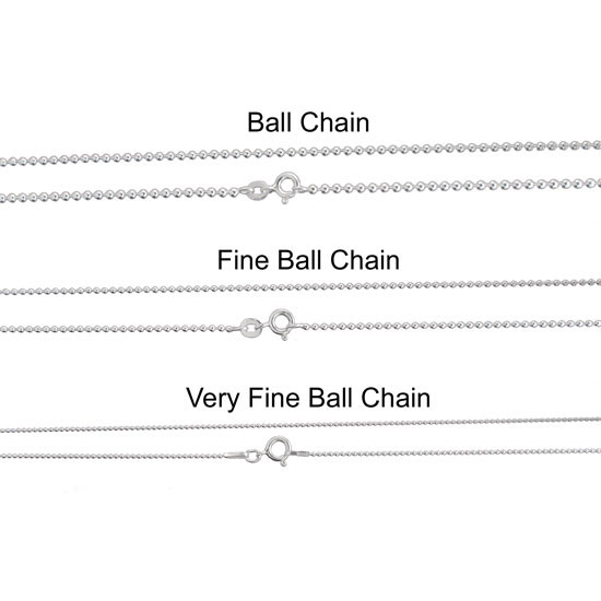Sterling Fine Ball Chain