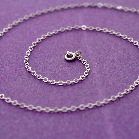 Sterling Flat Cable Chain