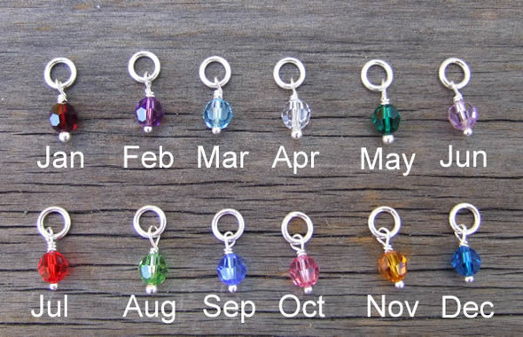 Swarovski Crystal Round Birthstone (ALL MONTHS)