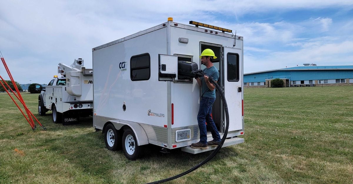 How To Set Up a Temporary Splice Location With a Trailer