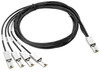 HPE StorageWorks 2m External Mini-SAS to 4x1 Mini-SAS Cable