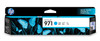 HP 971 Cyan Officejet Ink Cartridge