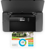 HP OfficeJet 200 Mobile Printer, Aerial/Top, open, with output