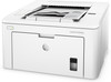 HP LaserJet Pro M203dw, Left facing, with output