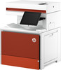 HP Color LaserJet Enterprise MFP 6800 - DN Transactional CometRed Catalog WhiteBG FrontLeft