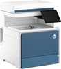 HP Color LaserJet Enterprise MFP 6800 - DN Transactional - AtmosphereBlue Catalog WhiteBG FrontRight