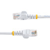 StarTech.com Cat5e Ethernet Patch Cable with Snagless RJ45 Connectors - 0.5 m, White