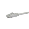 StarTech.com 2m CAT6 Ethernet Cable - White CAT 6 Gigabit Ethernet Wire -650MHz 100W PoE RJ45 UTP Network/Patch Cord Snagless w/Strain Relief Fluke Tested/Wiring is UL Certified/TIA