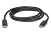 ATEN 2L-7D02DP DisplayPort cable 2 m Black