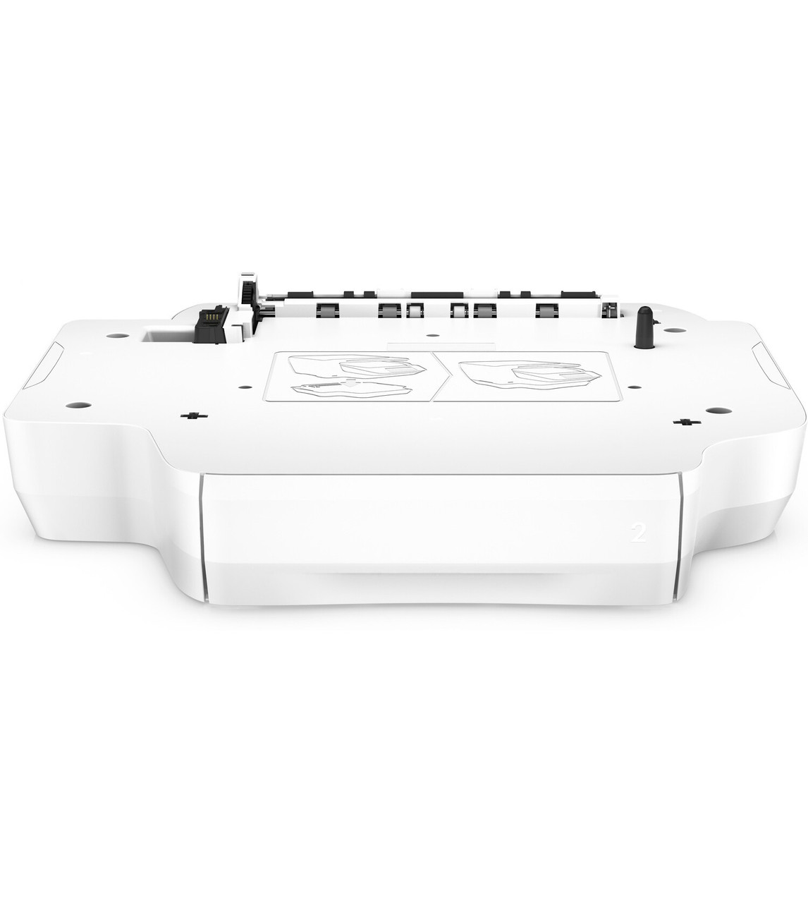 HP OfficeJet Pro 8700 Series 250-Sheet Input Tray (White), Center, Front