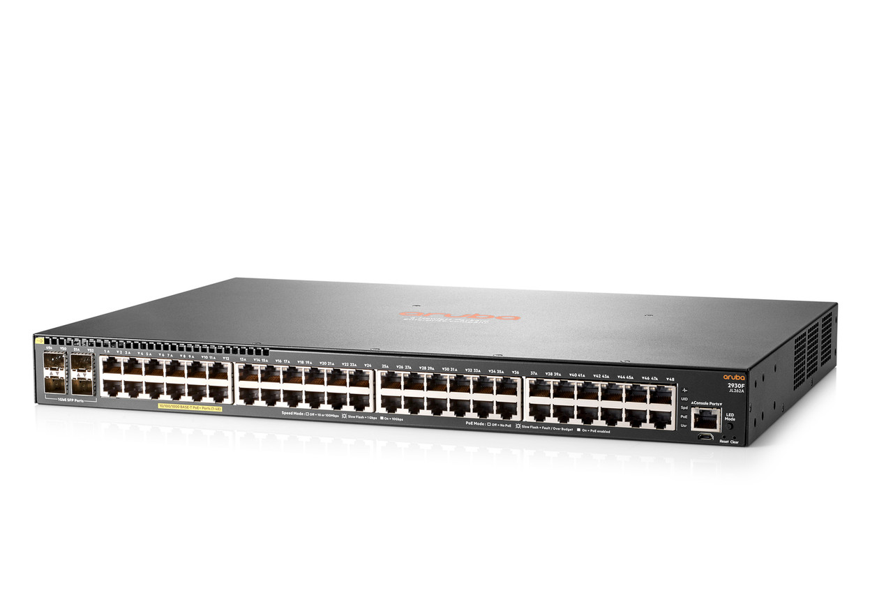 Aruba 2930F 48G PoE+ 4SFP Switch