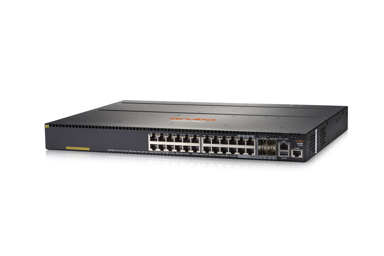 Aruba 2930M 24G PoE+ 1-slot Switch