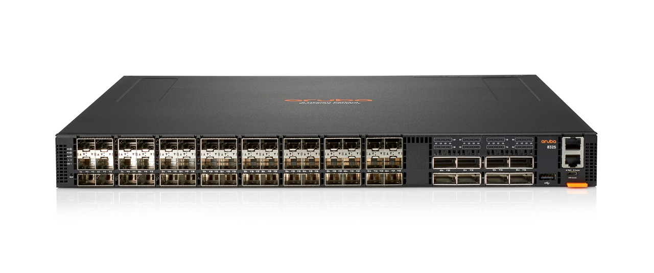JL625A - HPE Aruba Networking 8325-48Y8C 48p 25G SFP/+/28 8p 100G QSFP+/28 BF 6 Fans 2 PSU Bundle