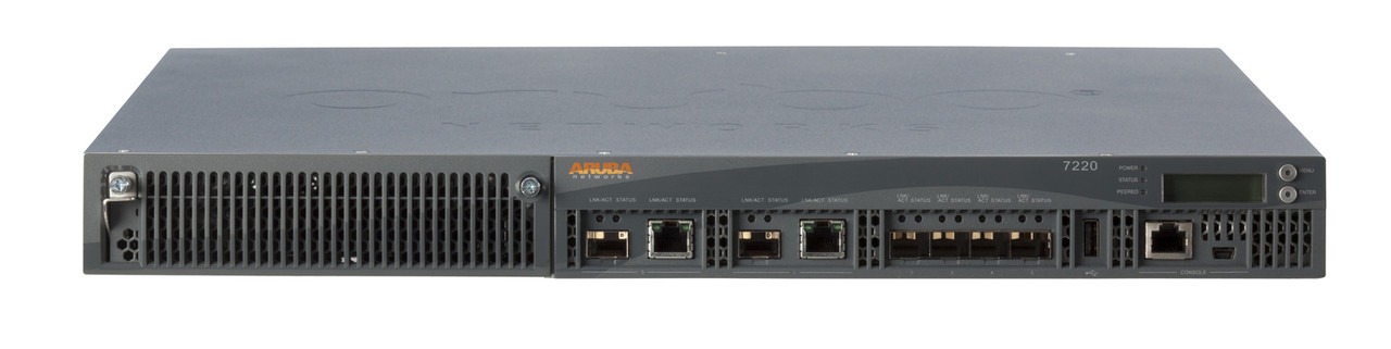 JW751A - Aruba 7220 (RW) 4p 10GBase-X (SFP+) 2p Dual Pers (10/100/1000BASE-T or SFP) Controller
