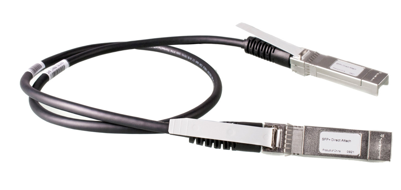 HPE FlexNetwork X240 10G SFP+ to SFP+ 0.65m Direct Attach Copper Cable, JD095C