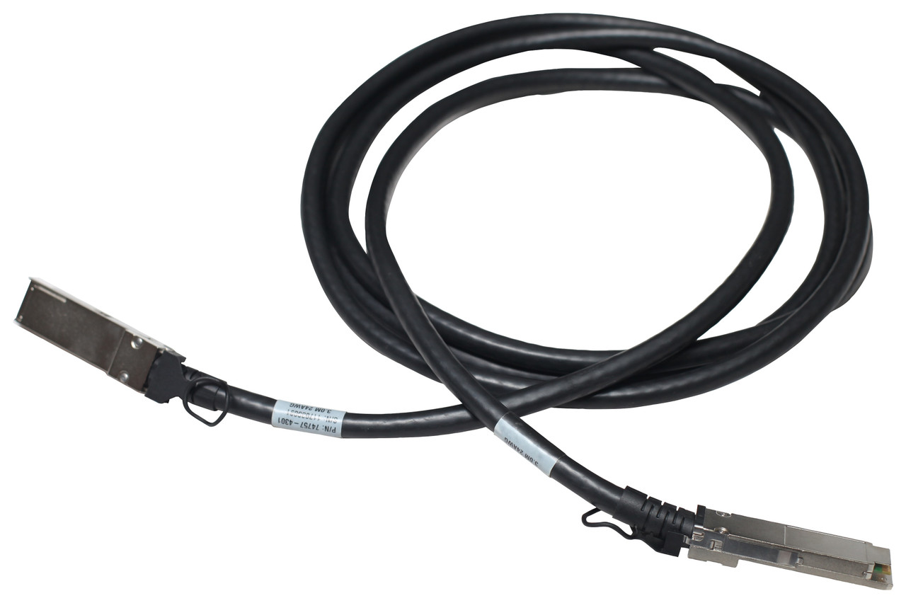 JH235A - HPE X242 40G QSFP+ to QSFP+ 3m Direct Attach Copper Cable