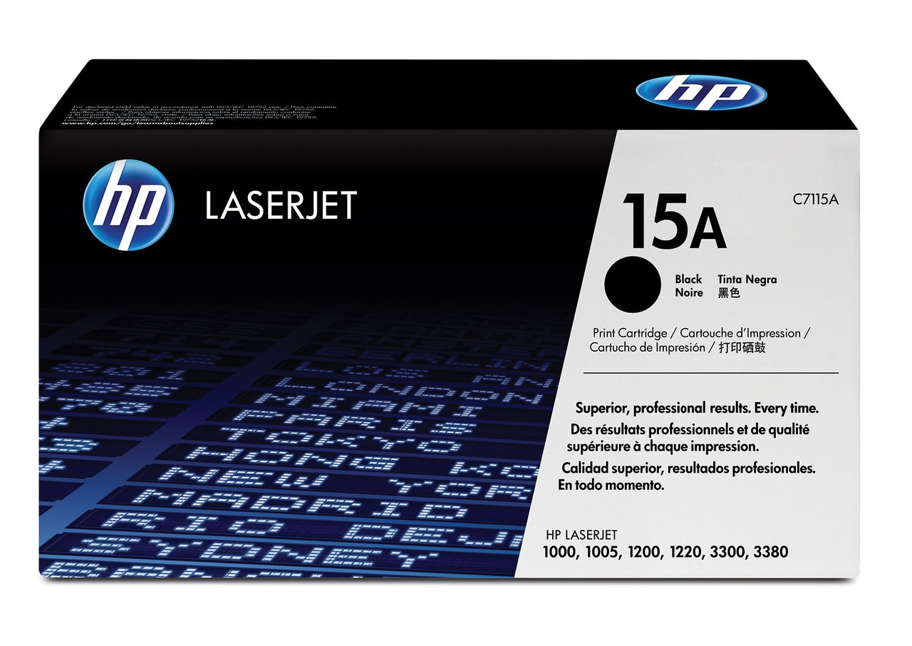 HP LaserJet C7115A Black Print Cartridge