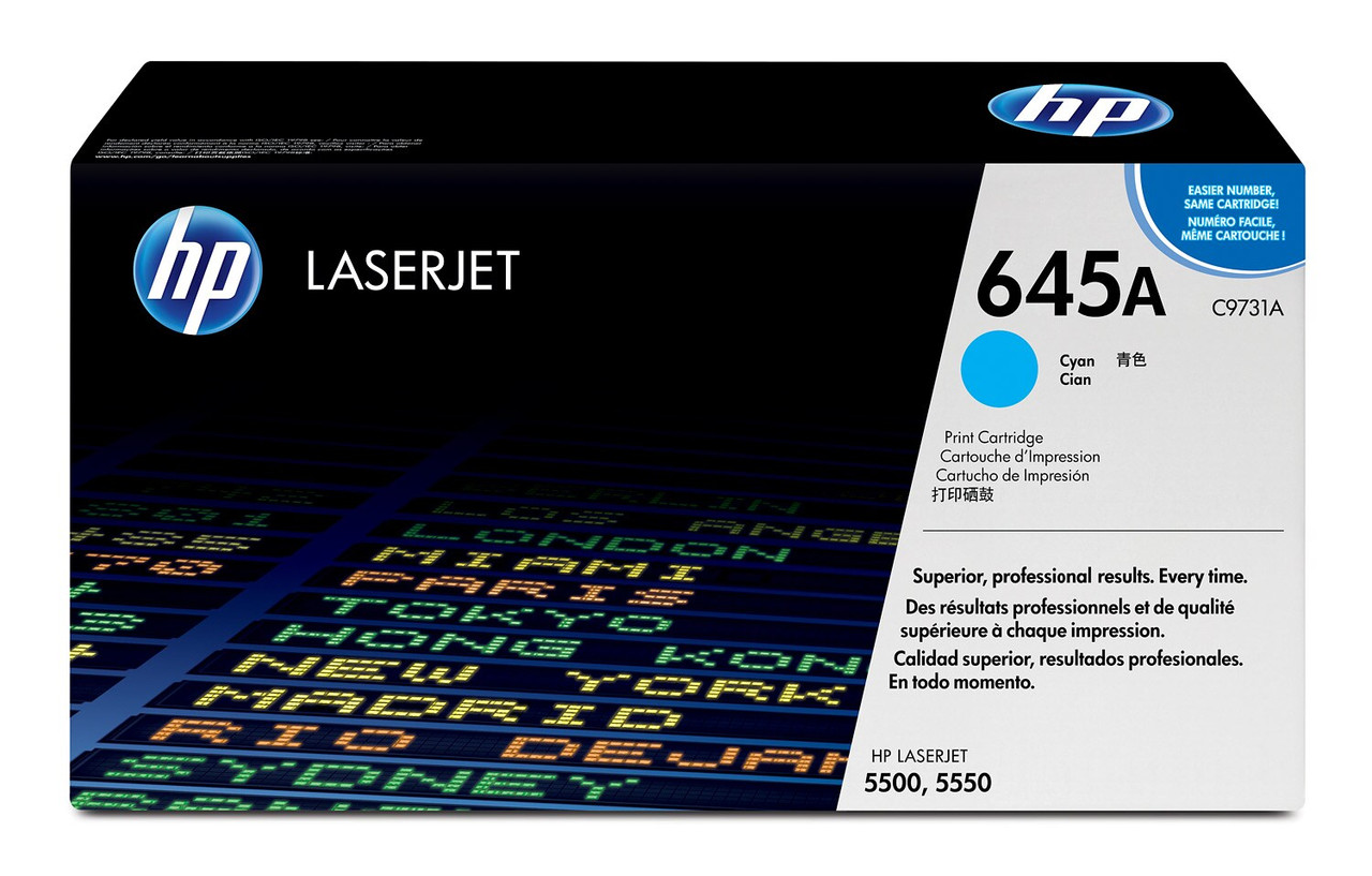 HP Color LaserJet C9731A Cyan Print Cartridge