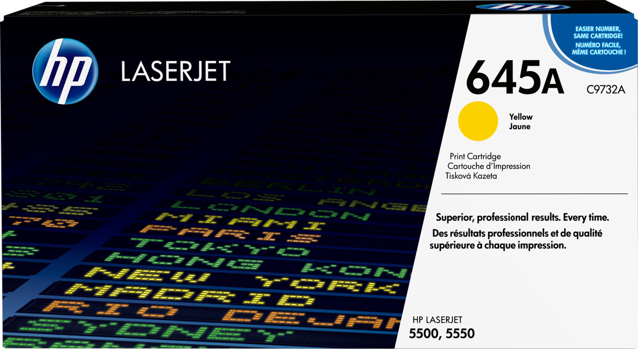 HP LaserJet 645A Yellow Print Cartridge