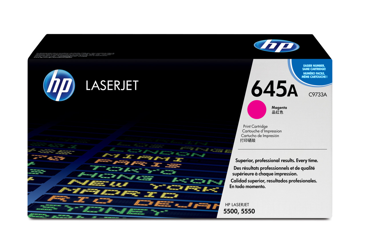 HP 645A Magenta LaserJet Toner Cartridge