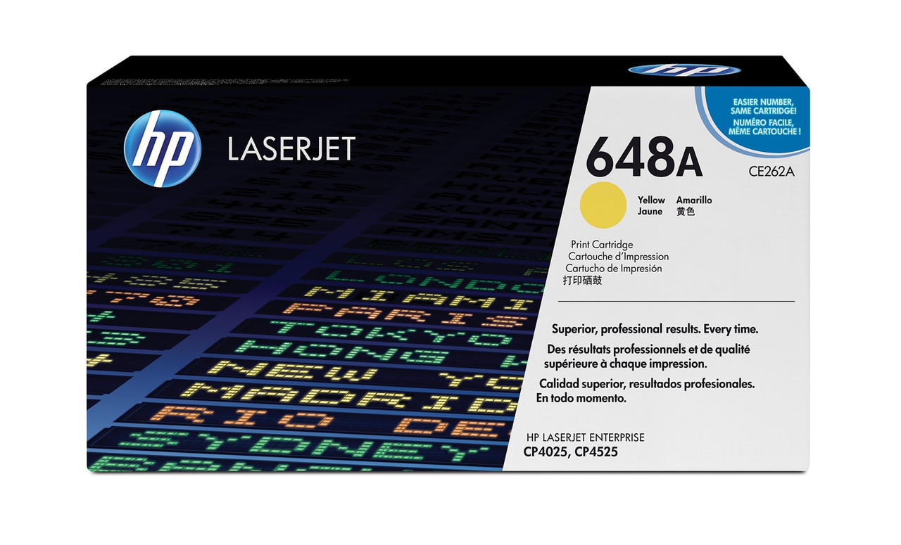 HP Color LaserJet CE262A Yellow Print Cartridge