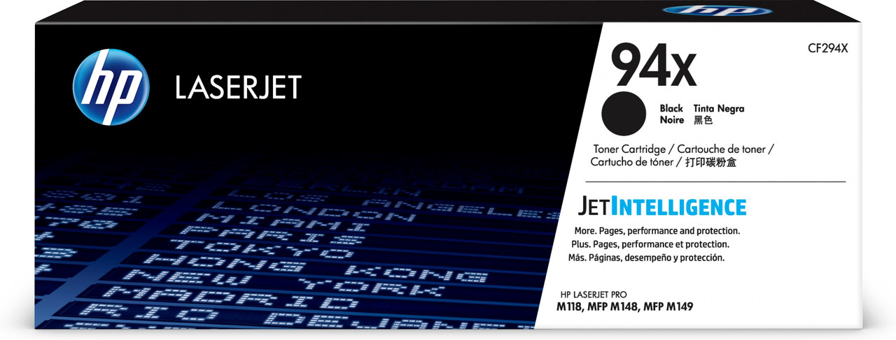 HP 94X Black Toner Cartridge CF294X CF294-00902 - USRow