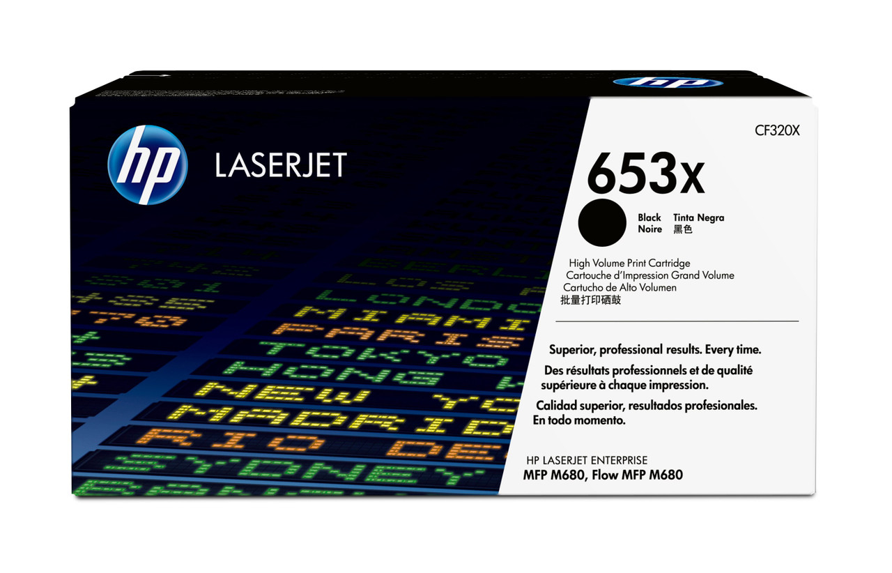 HP 653X High Yield Black Original LaserJet Toner Cartridge