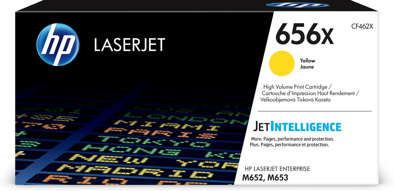 HP LaserJet Enterprise 656X Yellow Print Cartridge - EMEA
