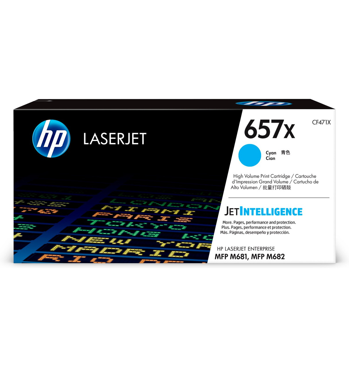 HP LaserJet Enterprise 657x Cyan Print Cartridge