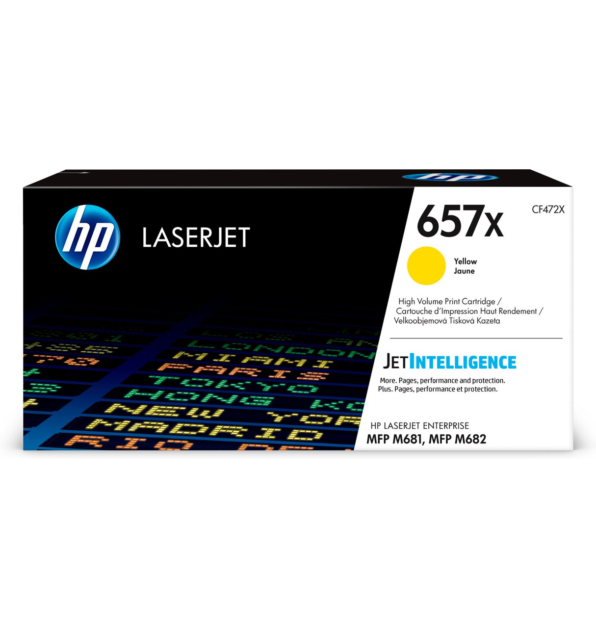 HP LaserJet Enterprise 657x Yellow Print Cartridge - EMEA