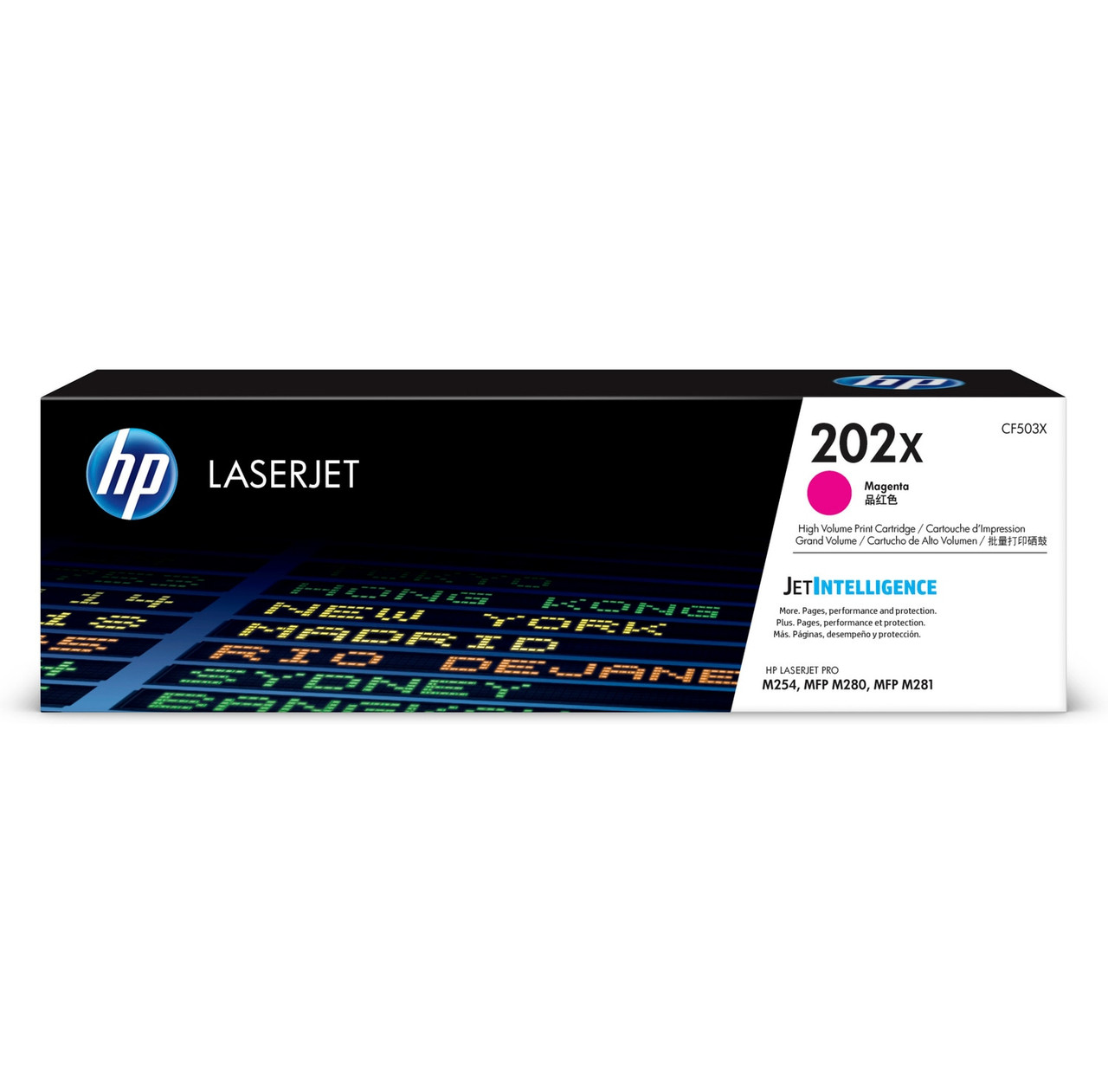 HP LaserJet Print Cartridge, 202X, Magenta