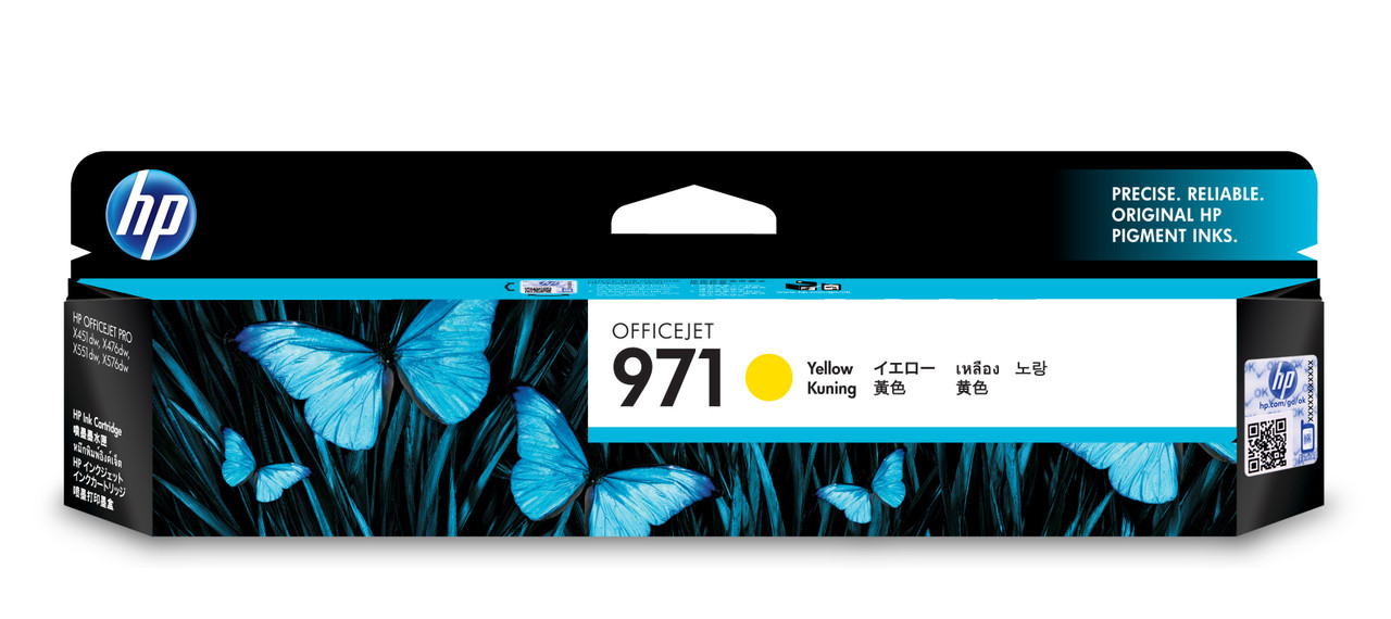 HP 971 Yellow Original Ink Cartridge