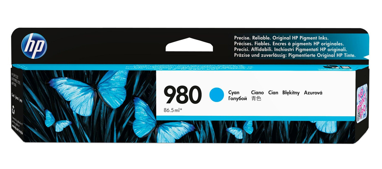 HP 980 Cyan Original Ink Cartridge
