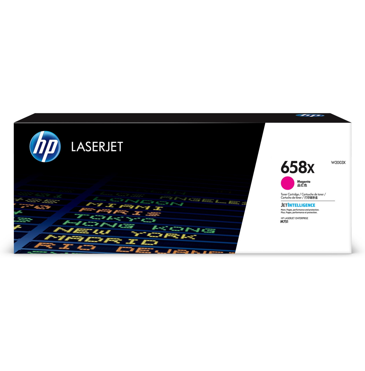 HP 658X Magenta Toner Cartridge W2003X W2003-00009 a USROW