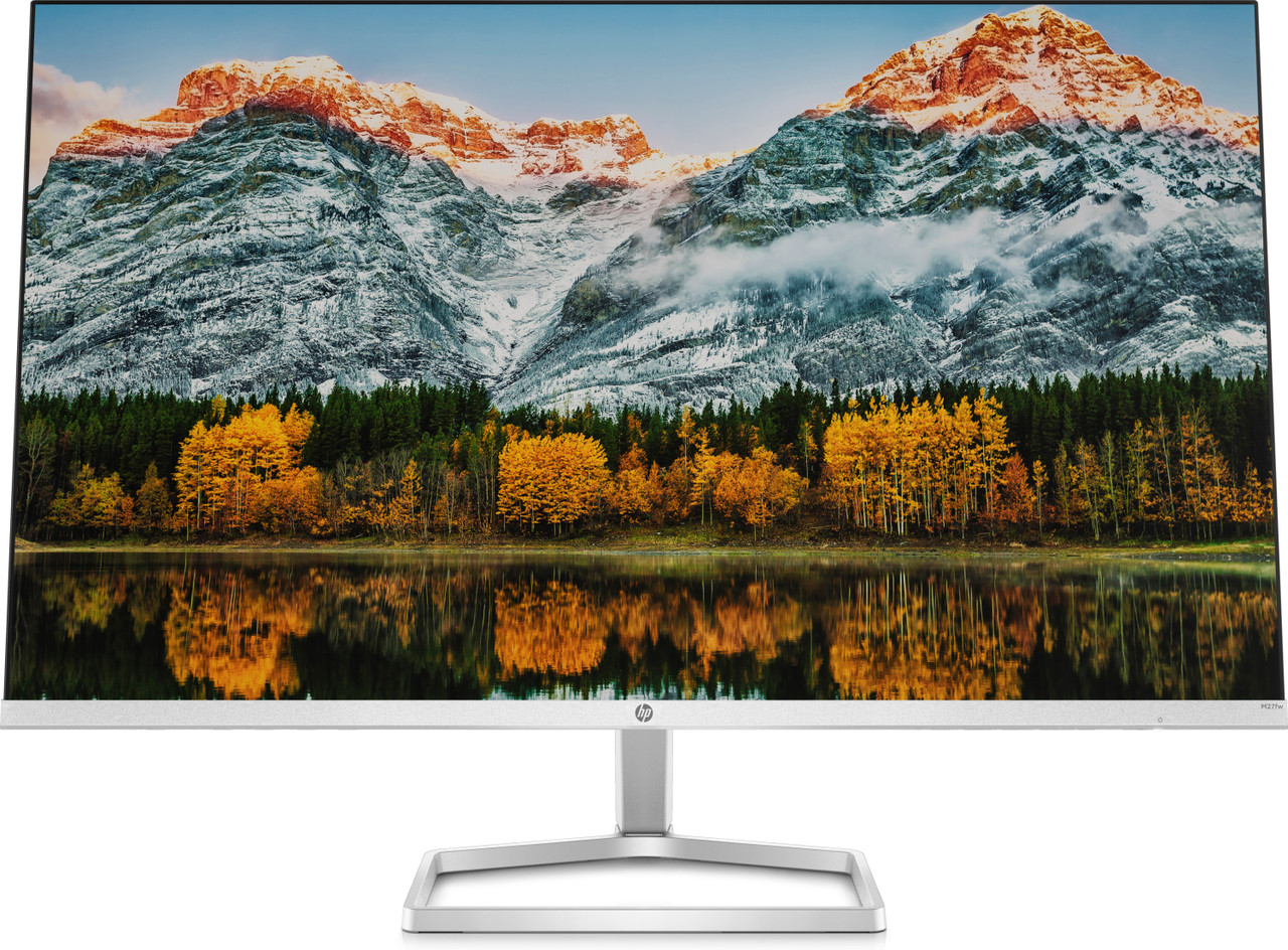 21C1 - HP M27FW - Ceramic White/Natural Silver, FHD, AMD Freesync, Front