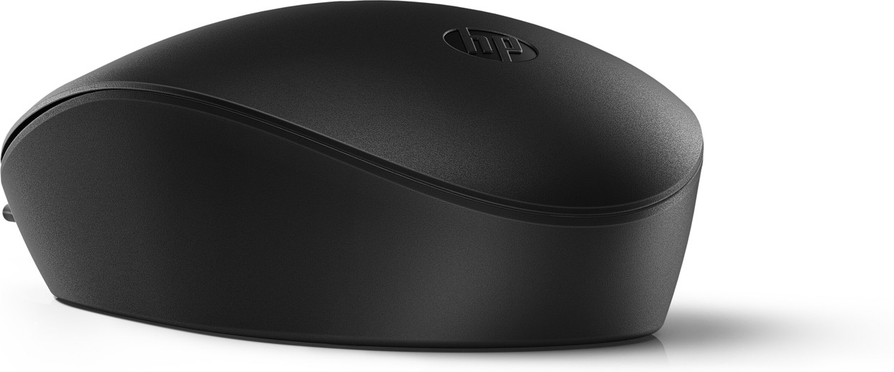 HP 128 Laser Wired Mouse - Bottom Rear left