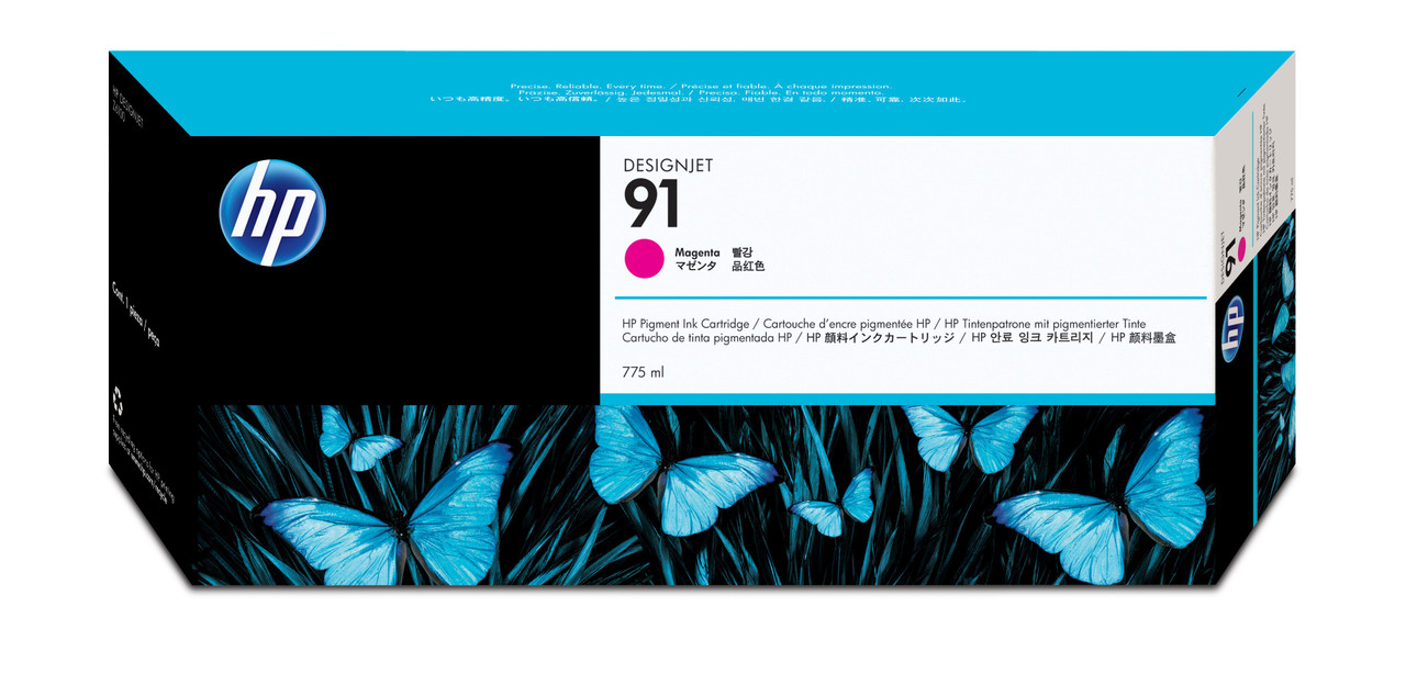 HP 91 775-ml Pigment Magenta Ink Cartridge