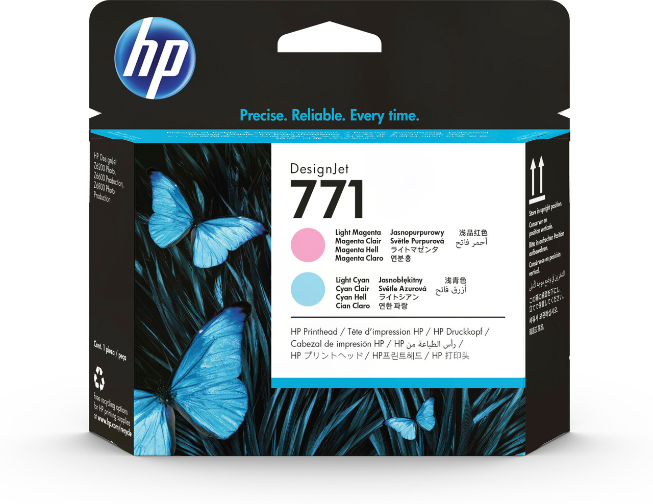 HP 771 WW Lt Magenta-Lt Cyan DesignJet Printhead