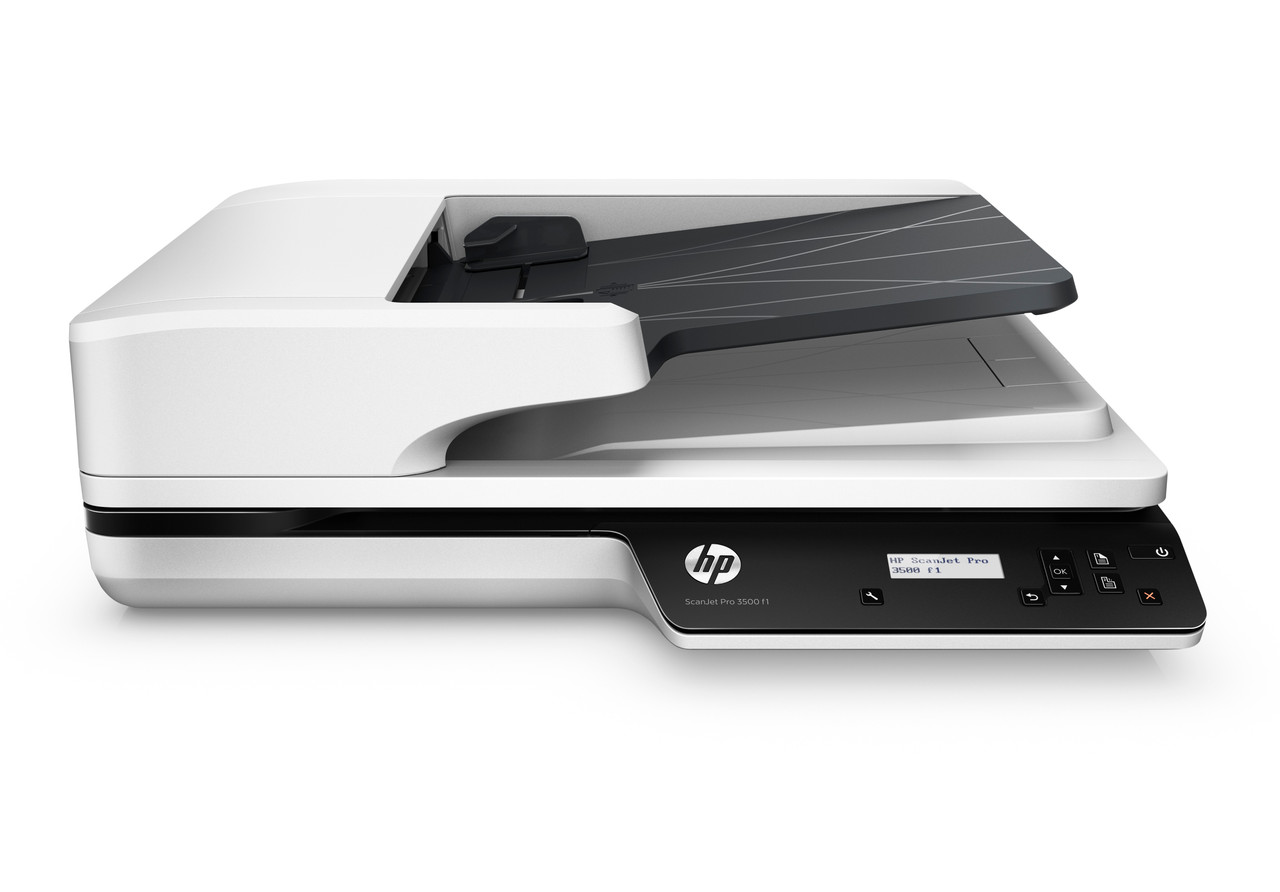HP ScanJet Pro 3500 f1 Flatbed Scanner, Center, Front, no document