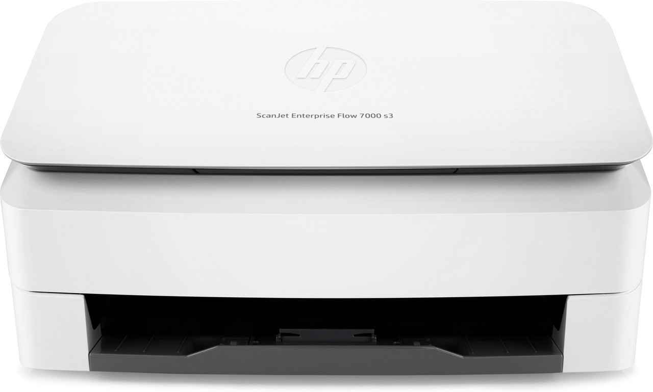 HP ScanJet Enterprise Flow 7000 s3 Sheet-feed Scanner, Center, Front, closed, no output