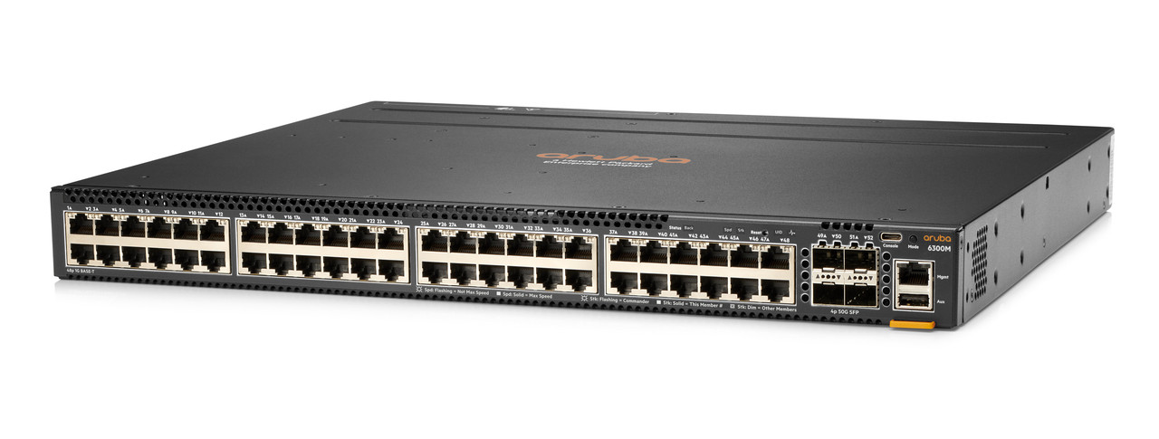 Aruba 6300M 48-port 1GbE and 4-port SFP56 Switch