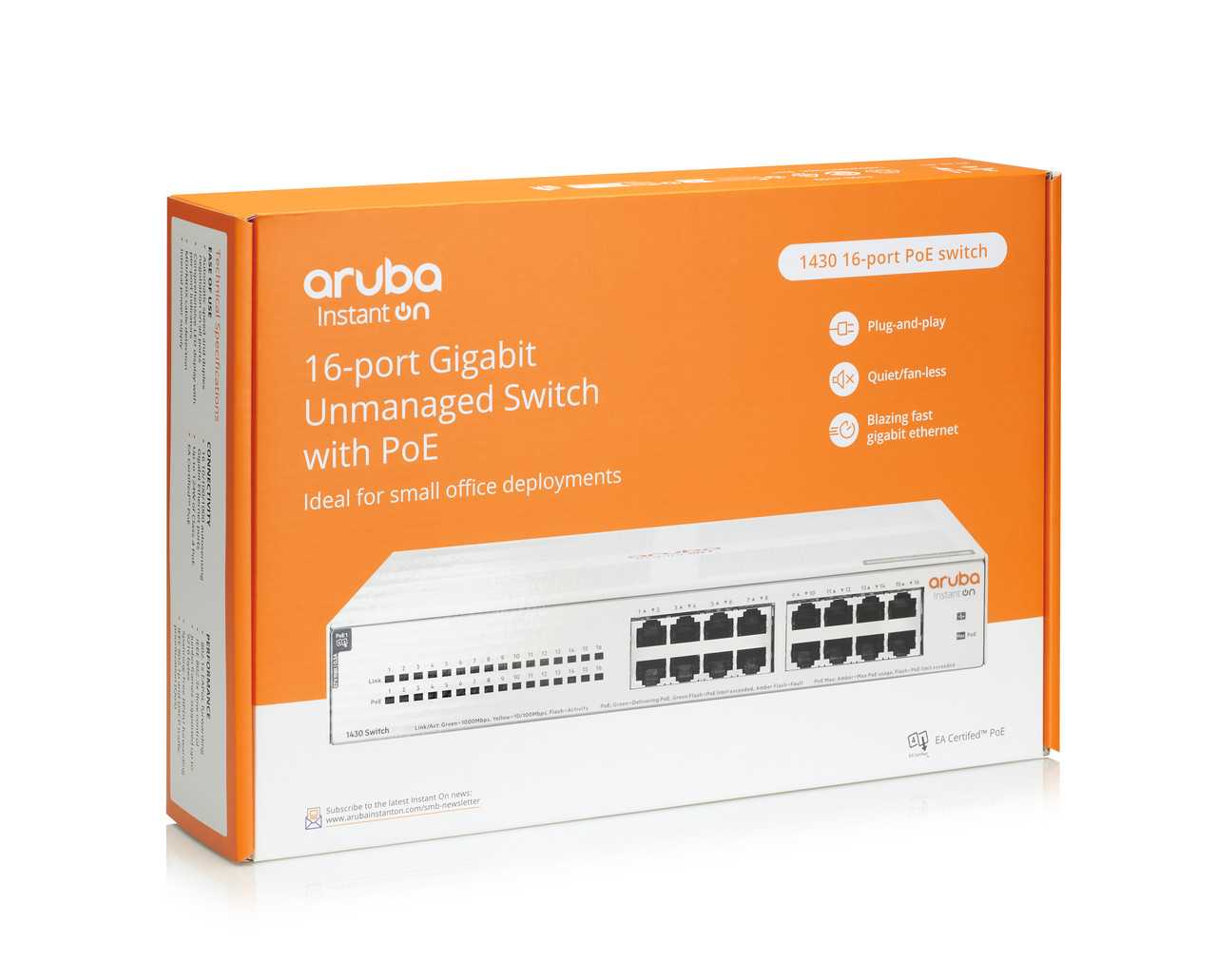 Aruba Instant On 1430 16-port PoE switch