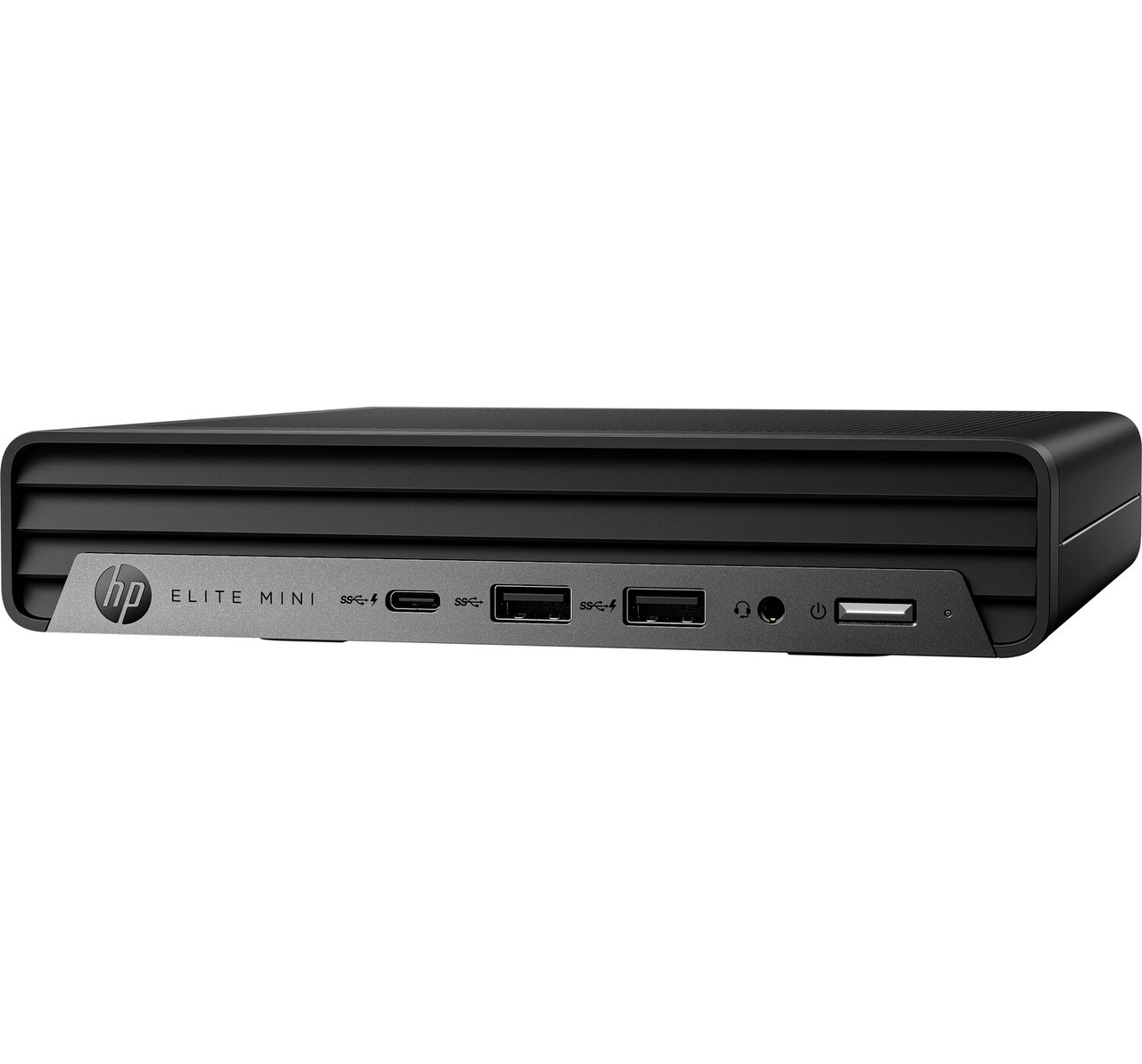 HP Elite Mini 600 G9 Desktop PC (Refresh) GravityGrey NonODD CoreSet Horizontal WhiteBG FrontLeft