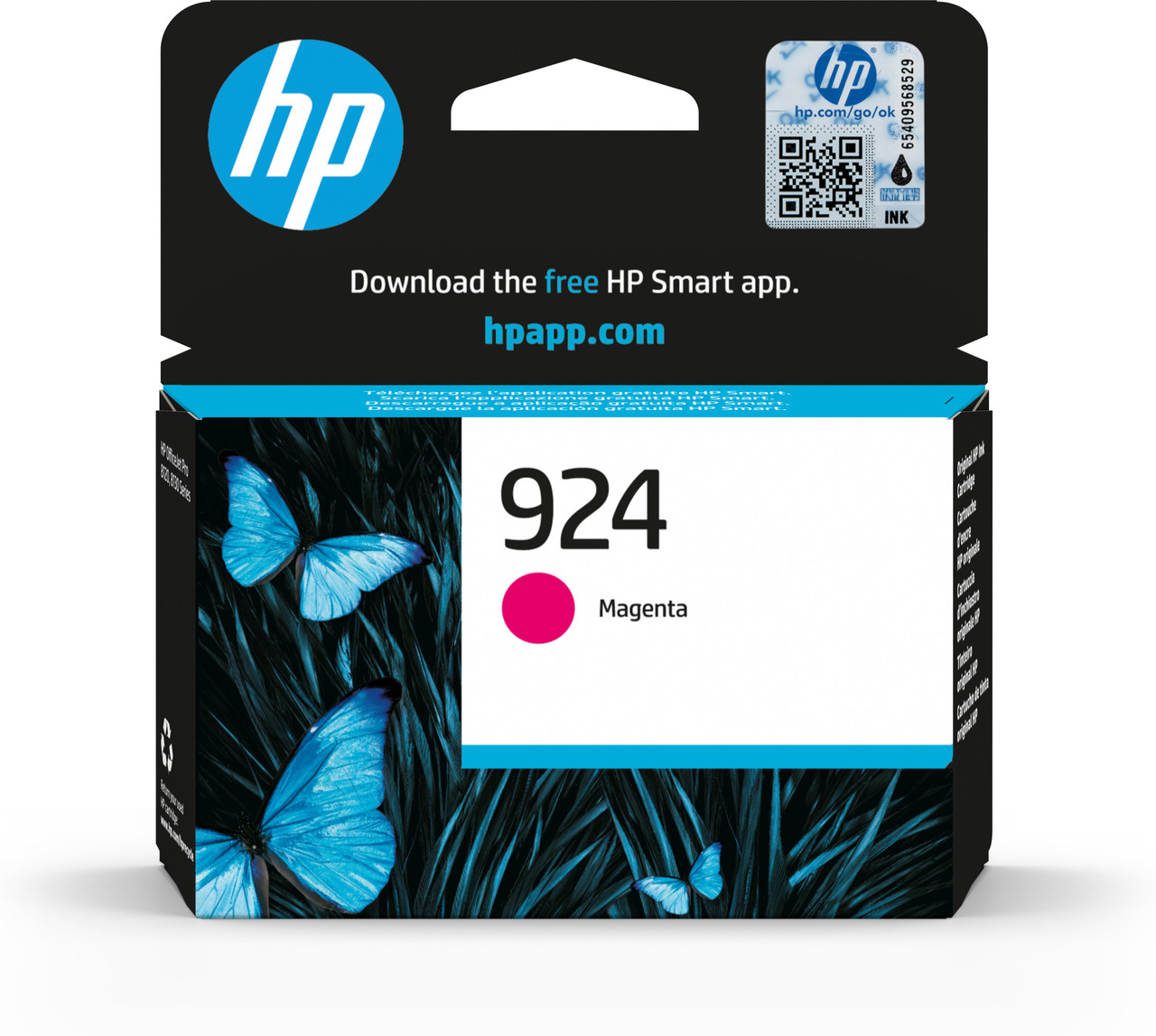 HP 924 Magenta Original Ink Cartridge 4K0U4-80003 4K0U4NE